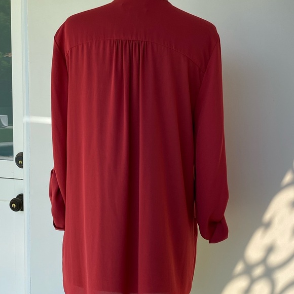 Karen Kane Rust XL Blouse - Picture 4 of 4